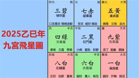 九宮飛 家居風水 飛星尋龍|2025年九宮飛星圖及風水方位吉兇與化解